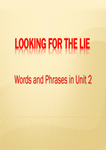 Words-and-Phrases-in-Unit-2研究生英语