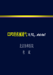 COPD的机械通气