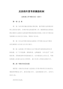 反洗钱年度考核激励机制