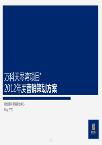 XXXX年5月重庆万科天琴湾项目营销策划方案