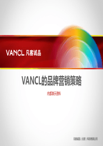 vancl的品牌营销策略-内部演示资料