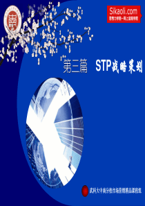 [市场营销]STP战略策划--掌握消费者市场的概念和特点(P