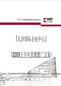 伟业顾问_长沙房地产国际企业中心项目营销推广策略方案_49页