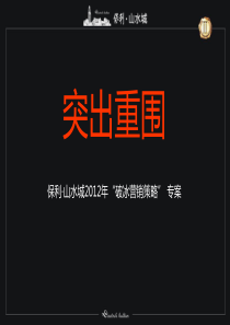 惠州保利·山水城XXXX年“破冰营销策略”专案149P