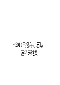 招商_苏州招商小石城营销策略案_181PPT_XXXX年