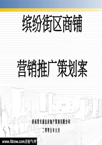 房地产营销策划-缤纷街区商铺营销推广策划案1