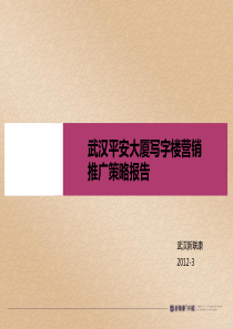 武汉平安大厦写字楼营销策略报告终稿