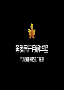 杭州奔腾房产丹枫华墅别墅项目销售策略推广_65PPT_XXXX