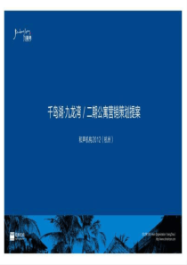 杭州千岛湖九龙湾二期公寓营销策划提案