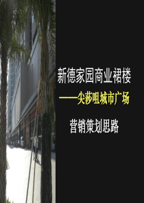 深圳南山新德家园商业裙楼项目营销策略报告_101页_XXXX年