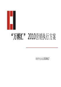 湖南长沙万博汇房地产项目营销策略执行方案_192页_XXXX年