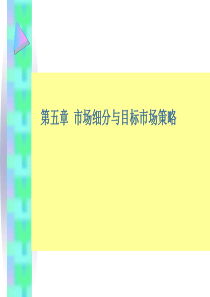 第5章国际市场细分与目标市场策略(国际营销学)