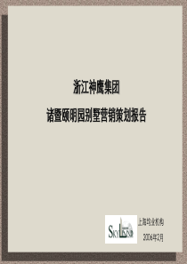 浙江诸暨颐明园别墅项目营销策划报告67页