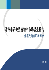 福建漳州市诏安县房地产营销策划方案