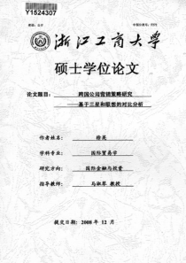 跨国公司营销策略研究——基于三星和联想的对比分析