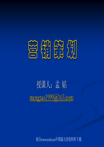 营销策划-中国营销策划人、策划案与策划业(ppt 126页)