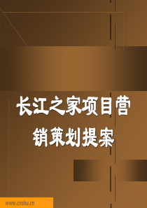 长江之家项目营销策划提案