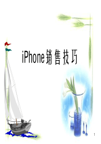 iPhone销售技巧