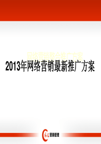 XXXX年最新网络营销推广方案