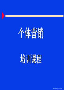 个体营销培训