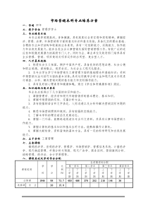 市场营销本科专业培养方案