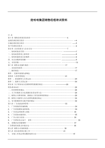 娃哈哈集团销售经理培训资料手册(doc39)