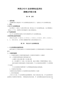 网苑公司PC业务销售总监岗位薪酬及考核方案116-111111