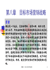 WCh08目标市场营销战略ppt