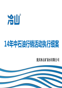 14年中石油行销活动执行细案