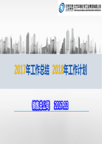 2017年销售公司总结汇报