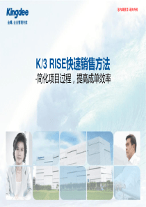 K3RISE快速销售方法