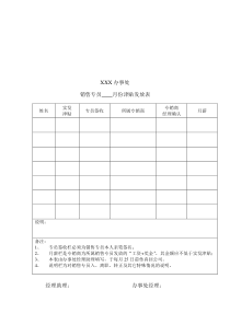 销售专员津贴发放表