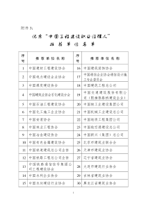 优秀中国工程建设职业经理人