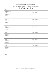 表85控制战略营销之十九(1)