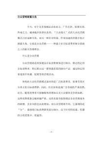 分众营销渐露头角(doc5)(1)