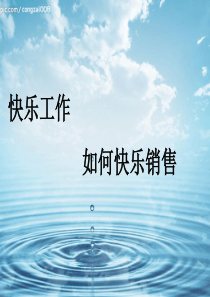 如何快乐销售（PPT33页)