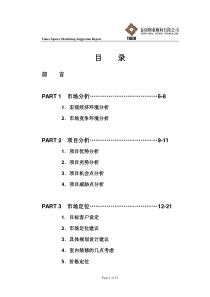 时代广场营销建议书