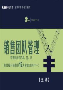 有效提升销售的12大黄金法则之11--41页