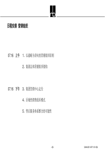 科龙电器日程安排-营销组织