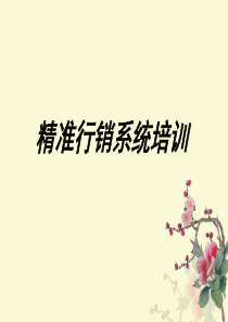 精准行销培训