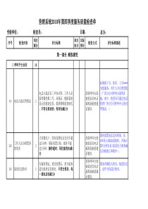 营销系统第四季度检查单(分、子公司)