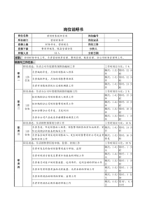 营销财务副部长岗