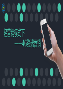 轻营销模式的4G终端营销