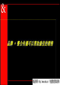 整合传播可以帮助康佳的销售