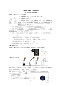 九年级化学课本上的实验总结