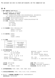 教育知识与能力(中学)知识点整理