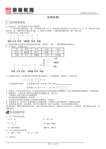 第一讲讲义：比和比例复习