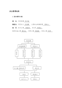 安全管理机构