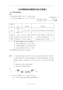 七年级数轴经典题型总结(含答案)