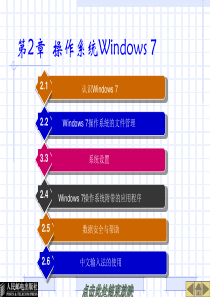 第2章-操作系统Windows7系统